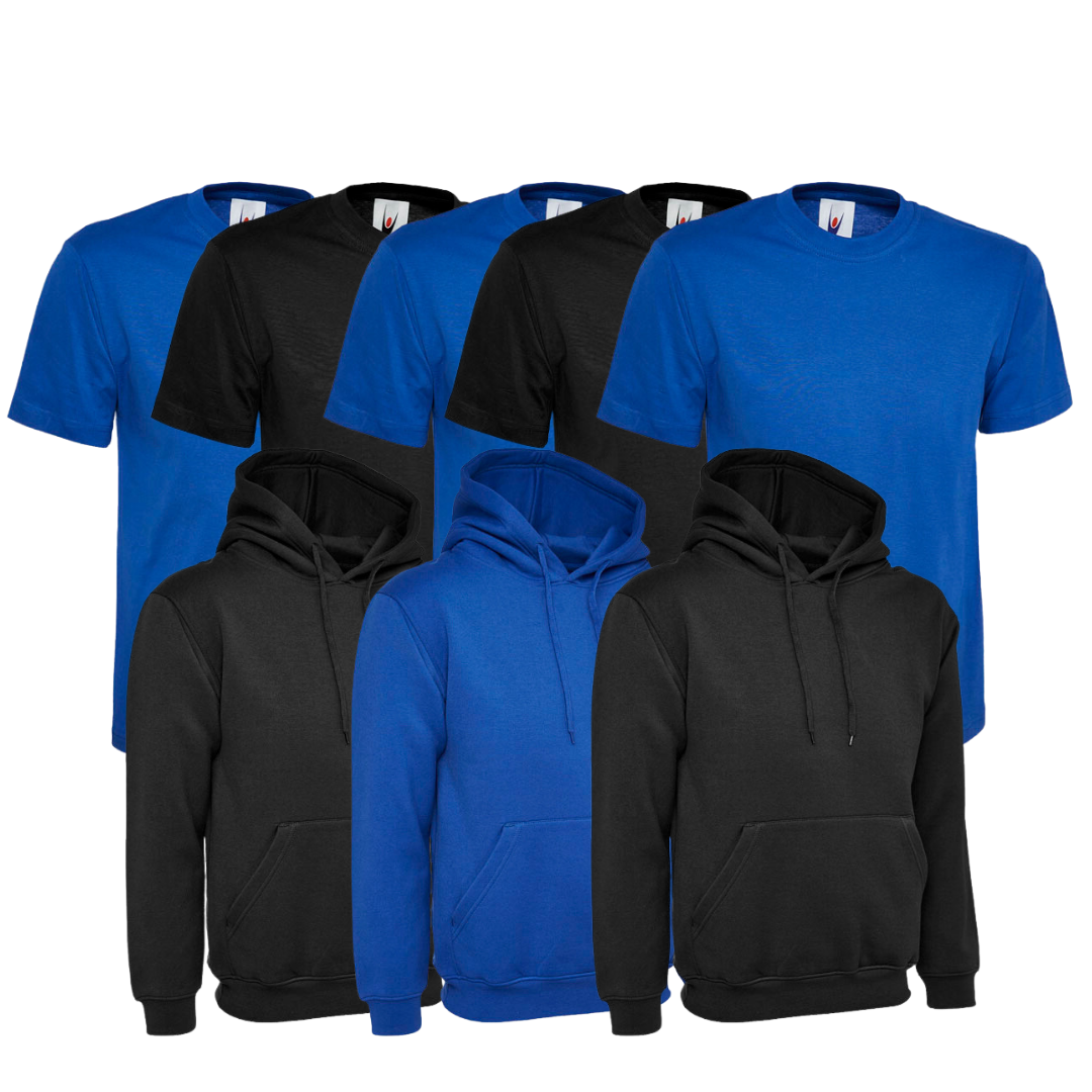 Workwear Package with LPB embroidery - 5x T-Shirt + 3x Hoodie
