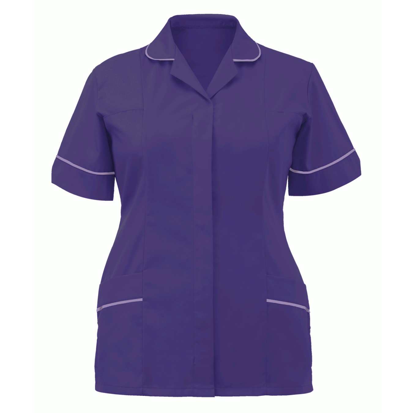 CLASSIC TUNIC: LADIES - MIXED - PURPLE AND LILAC