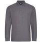 Pro RTX Pro Long Sleeve Piqué Polo Shirt - Grey