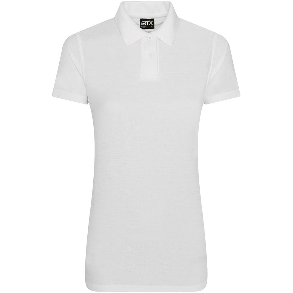 Pro RTX Ladies Pro Polyester Polo Shirt - White