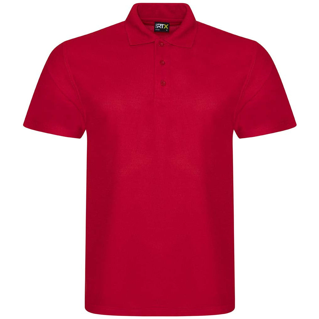 Pro RTX Pro Polyester Polo Shirt - Red