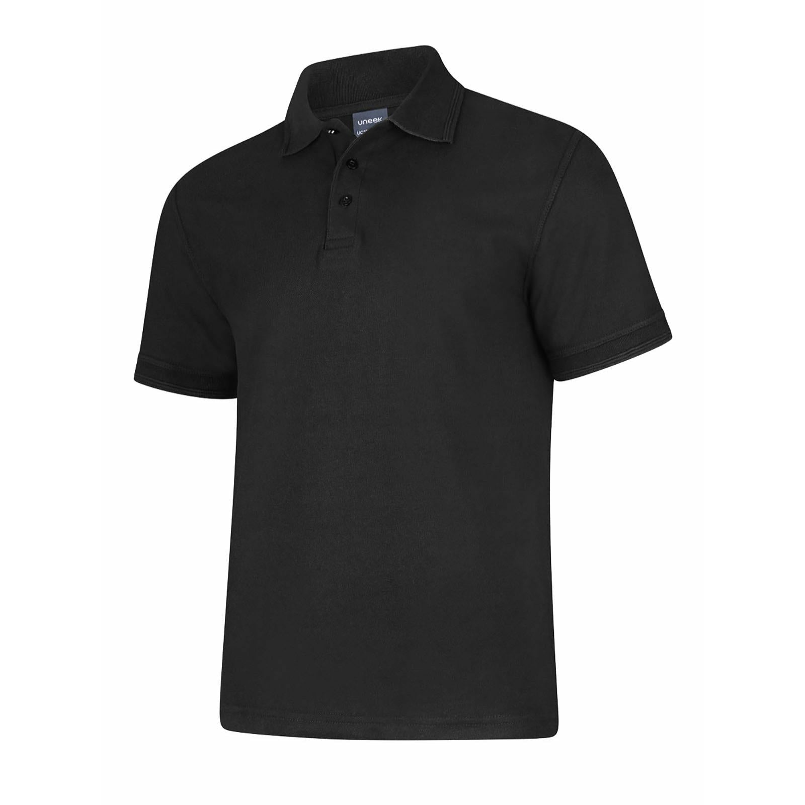 Deluxe Polo Shirt (XS- XL) Black