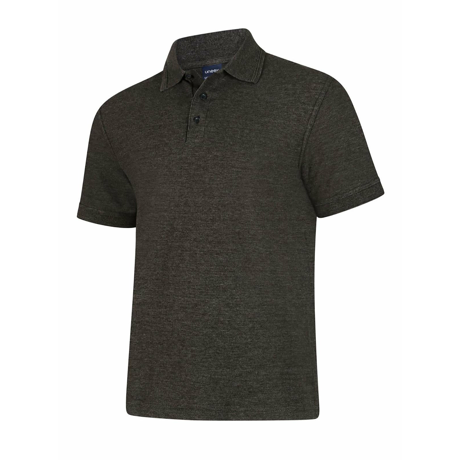 Deluxe Polo Shirt (XS- XL) Charcoal