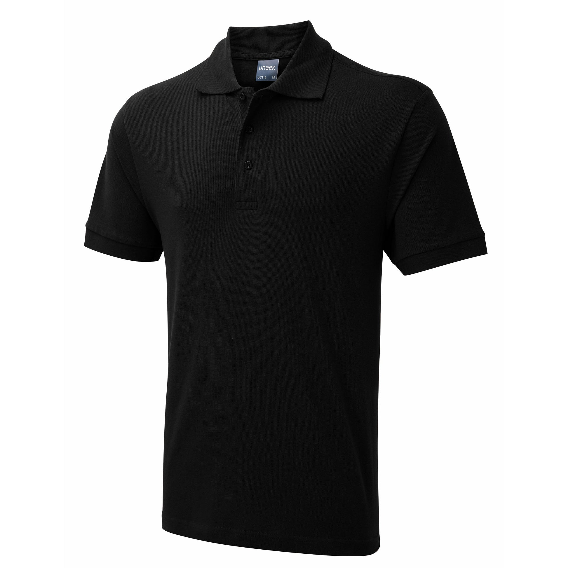 Men's Ultra Cotton Polo Shirt (XS- XL) - Black