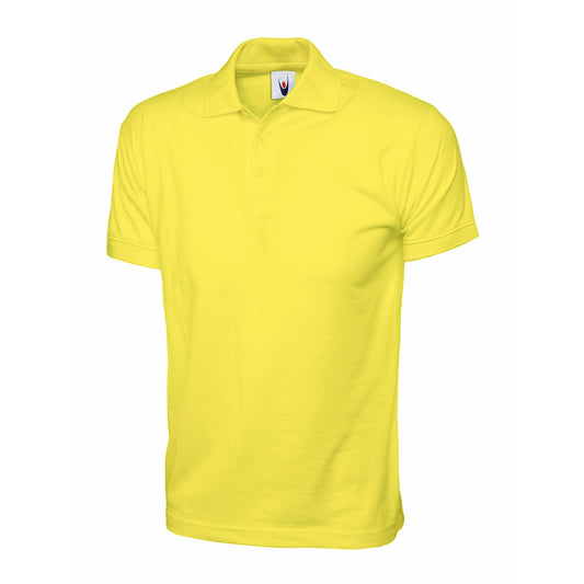 Jersey Polo Shirt Yellow
