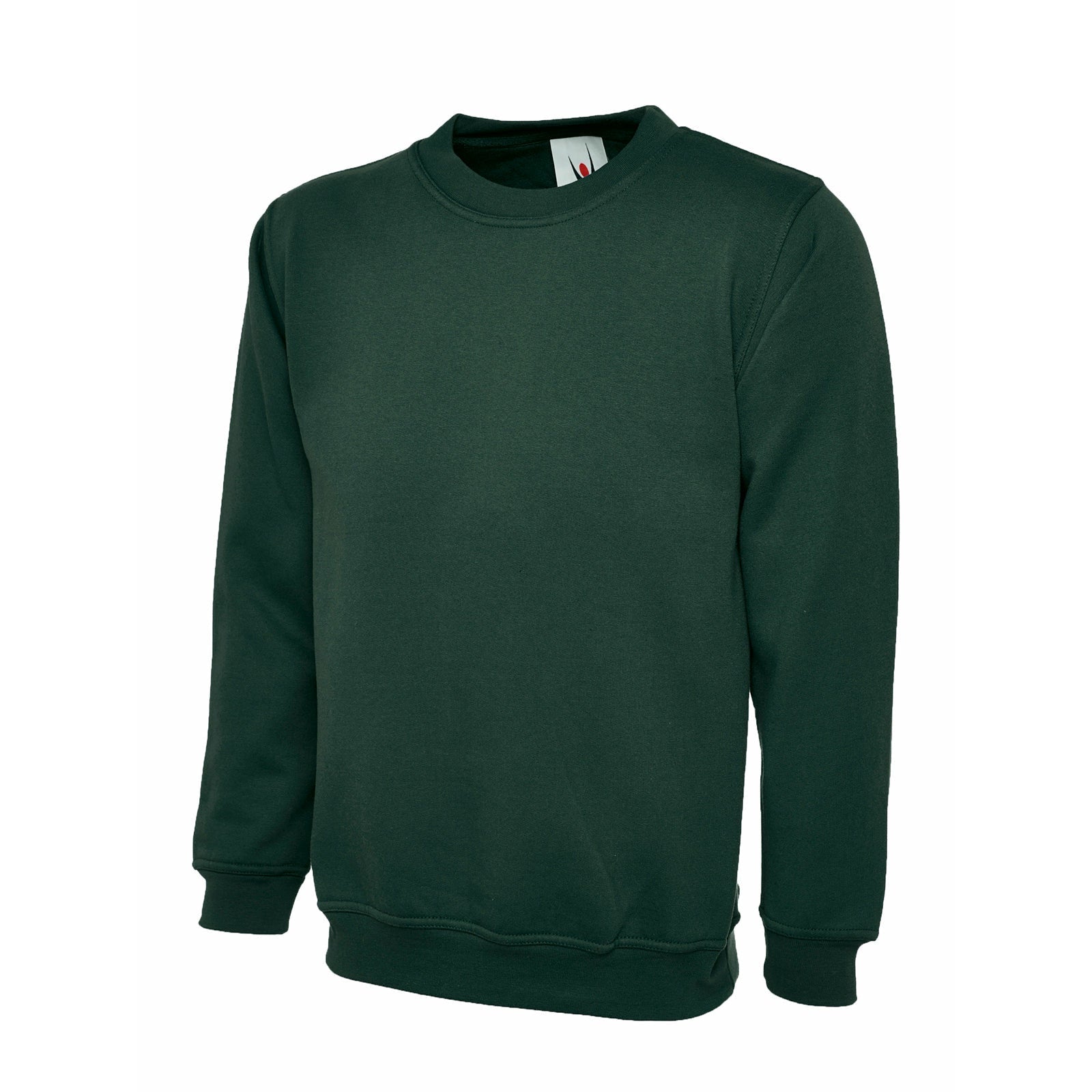 Green crewneck sweatshirt