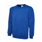 blue crewneck sweatshirt