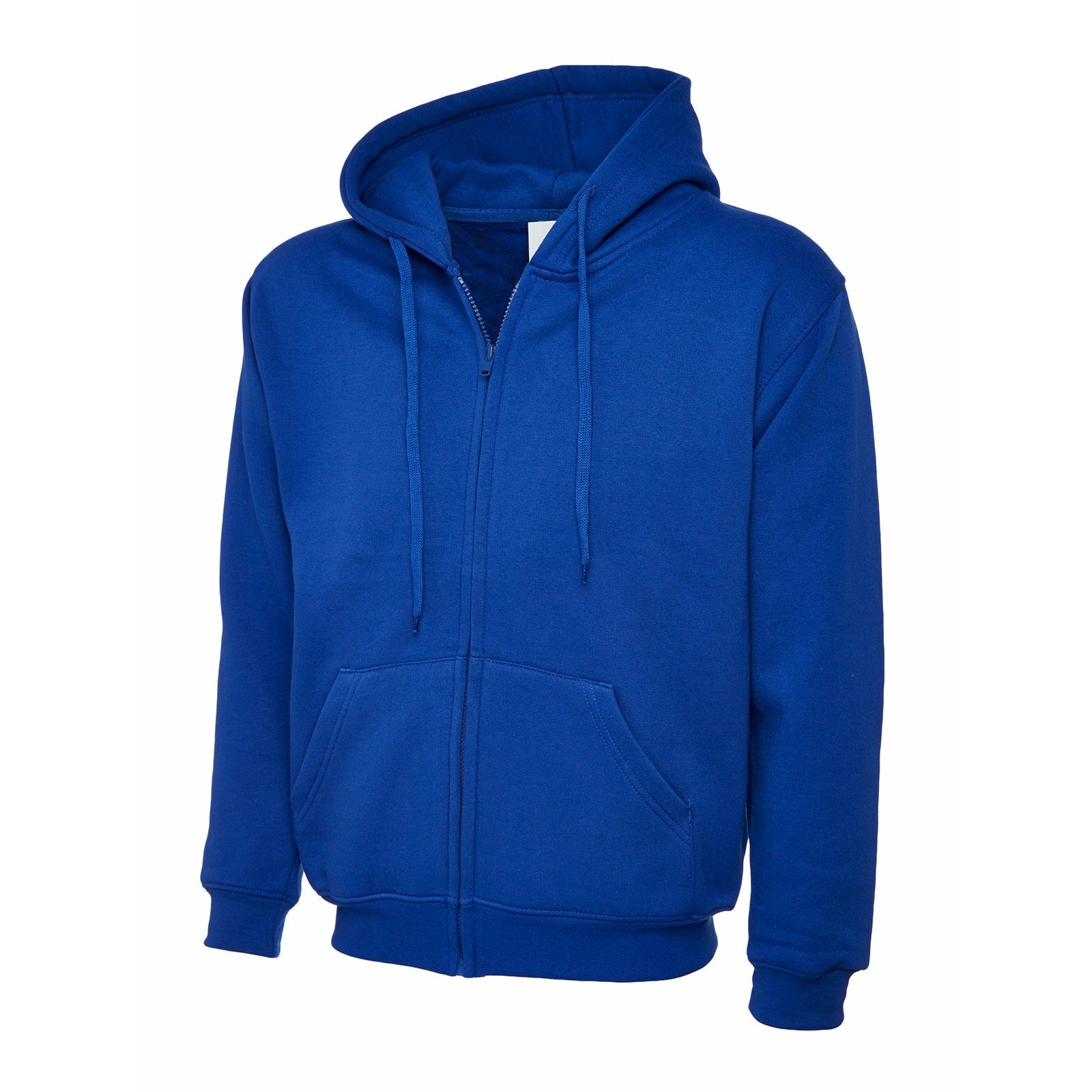 Adults Classic Full Zip Hooded Sweatshirt Royal blue