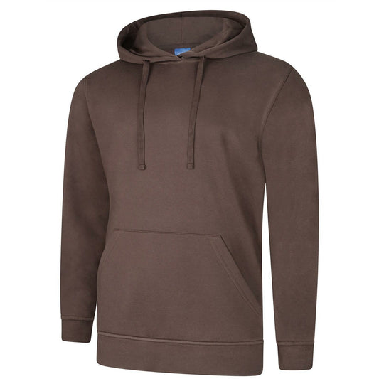 Deluxe Hooded Sweatshirt (L - 2XL) Brown