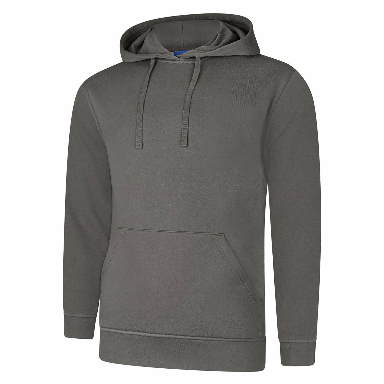 Deluxe Hooded Sweatshirt (L - 2XL) Steel Grey