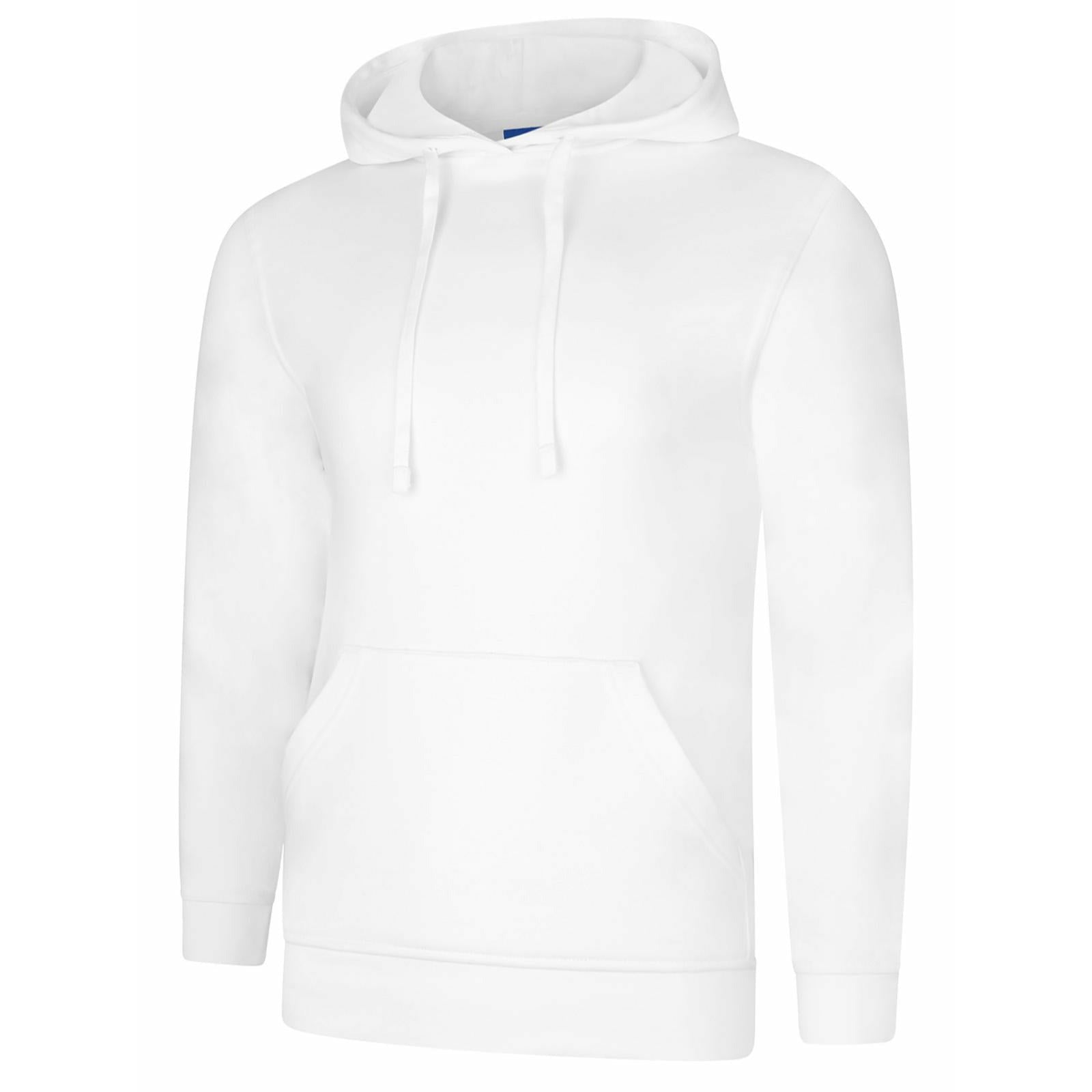 Deluxe Hooded Sweatshirt (L - 2XL) White