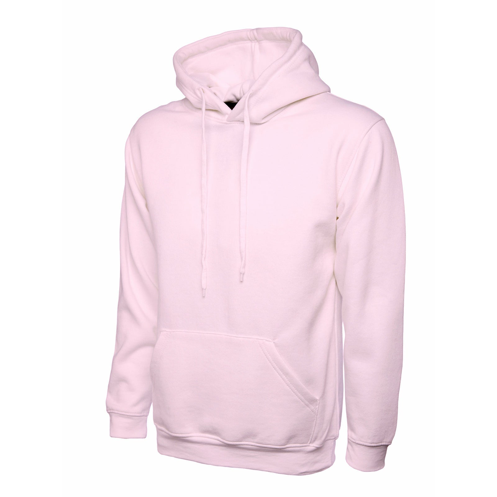 Ladies Deluxe Hooded Sweatshirt Pink