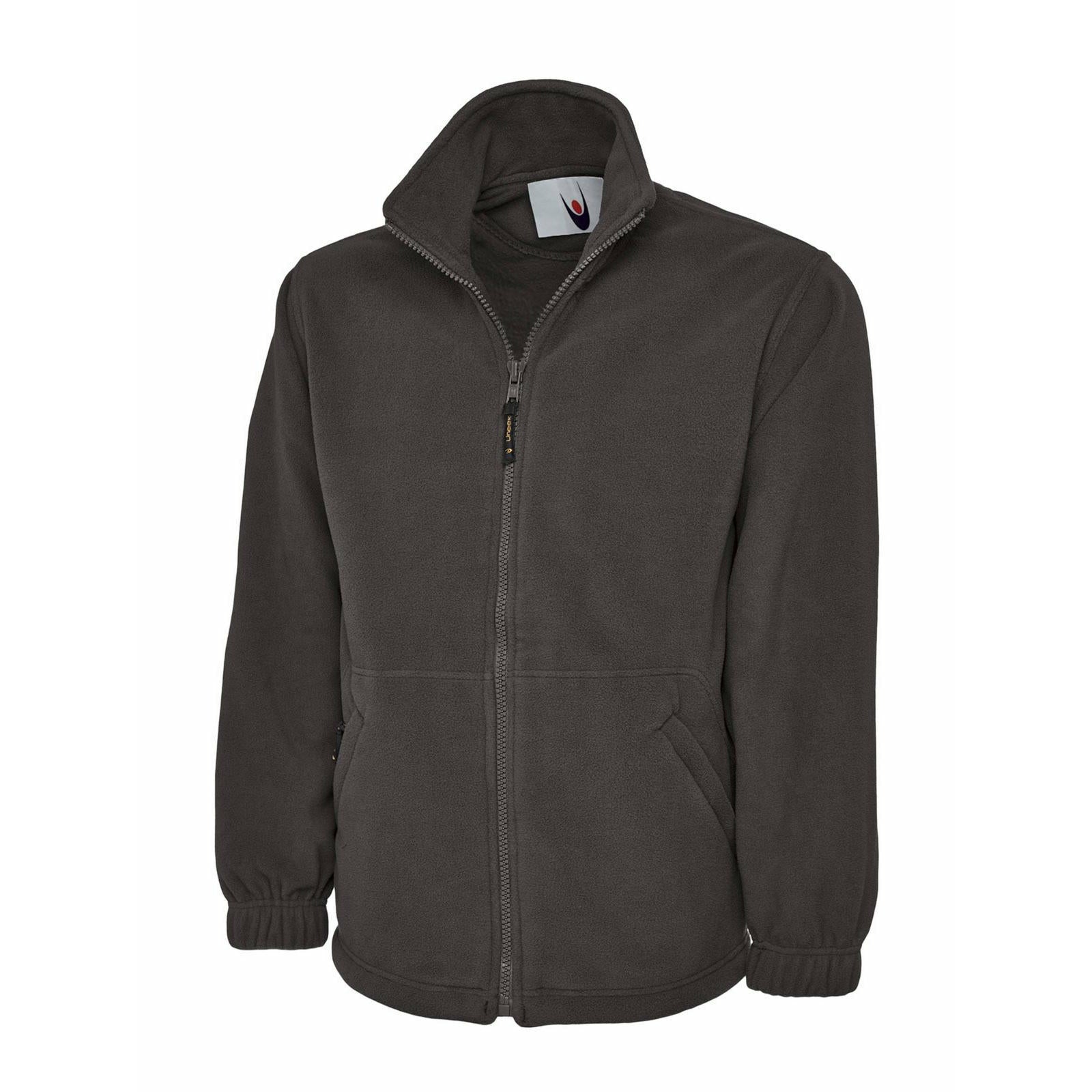 Classic Full Zip Micro Fleece Jacket Charcoal Grey