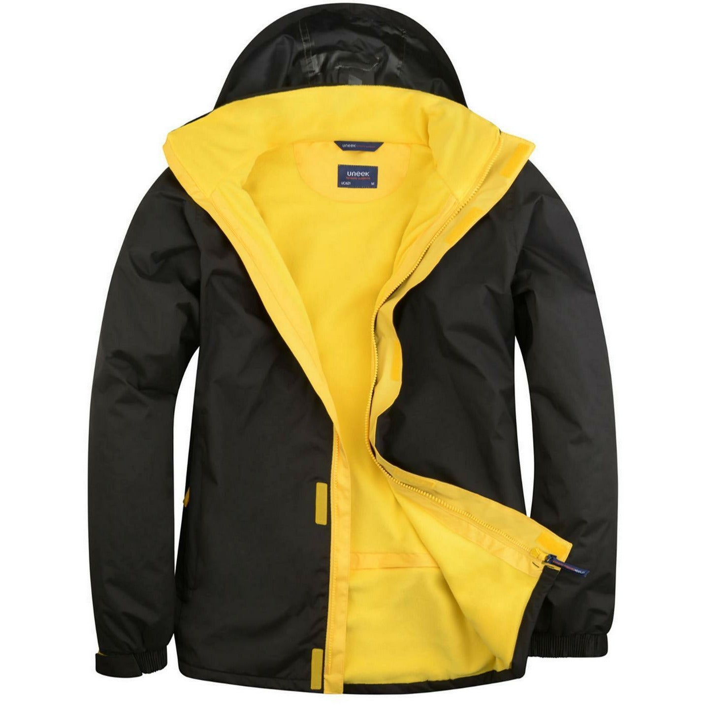Deluxe Outdoor Jacket Black / Submarine Yellow