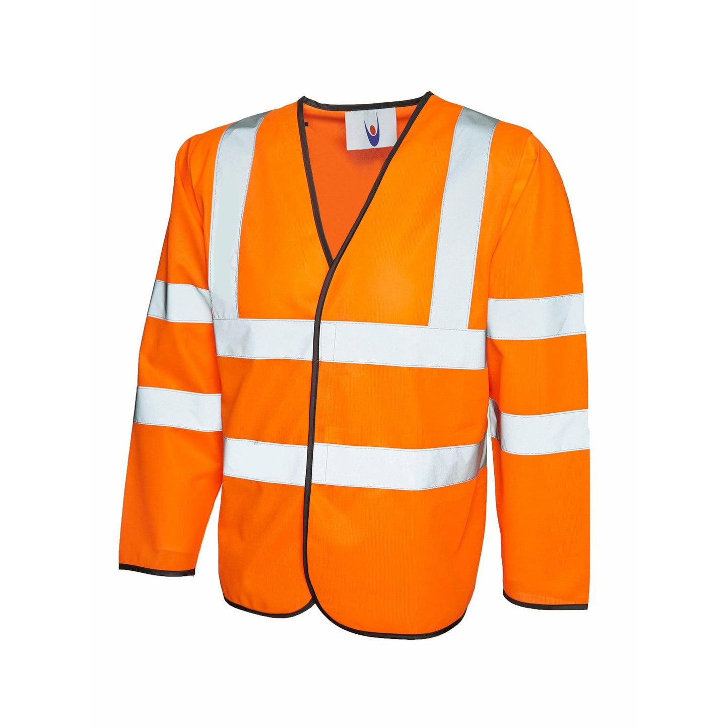 Long Sleeve Safety Waist Coat Orange